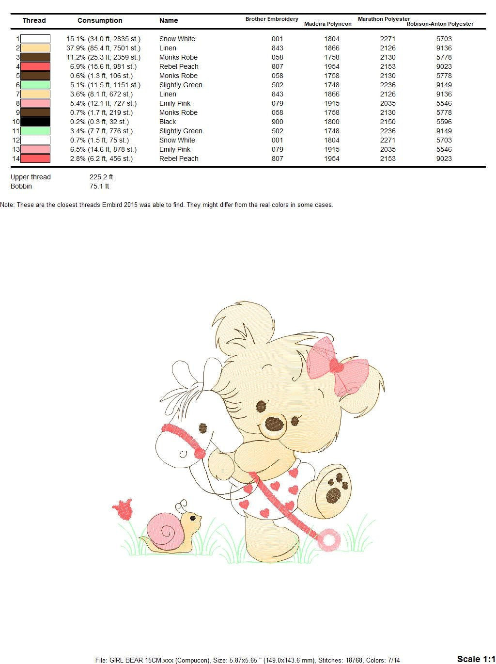 Bear embroidery designs - Baby girl embroidery design machine embroidery pattern - Bear with horse embroidery file - instant download jef Marcia Embroidery