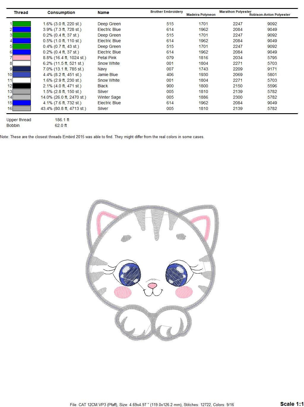 Male Cat embroidery design - Cat face peek a boo embroidery designs machine embroidery pattern - Kitten embroidery - Cat applique design jef Marcia Embroidery