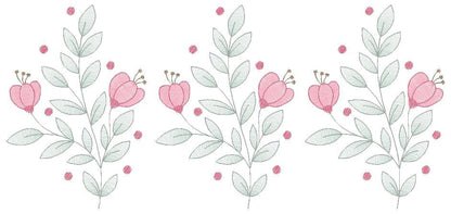 Flowers embroidery designs - Magnolia embroidery design machine embroidery pattern - Rose embroidery file - Kitchen towel - instant download Marcia Embroidery