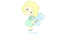 Carica l&#39;immagine nel visualizzatore di Gallery, Fairy embroidery designs - Baby girl embroidery design machine embroidery pattern - Pixie embroidery file - Tooth Fairy with wand and wings
