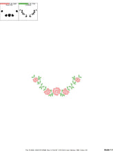 Charger l&#39;image dans la galerie, Flowers embroidery designs - Roses embroidery design machine embroidery pattern - entwined roses Kitchen Towel file - instant download pes
