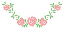 Carica l&#39;immagine nel visualizzatore di Gallery, Flowers embroidery designs - Roses embroidery design machine embroidery pattern - entwined roses Kitchen Towel file - instant download pes
