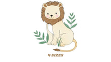 Load image into Gallery viewer, Lion embroidery designs - Safari embroidery design machine embroidery pattern - Baby boy embroidery file - Lion king embroidery download jef
