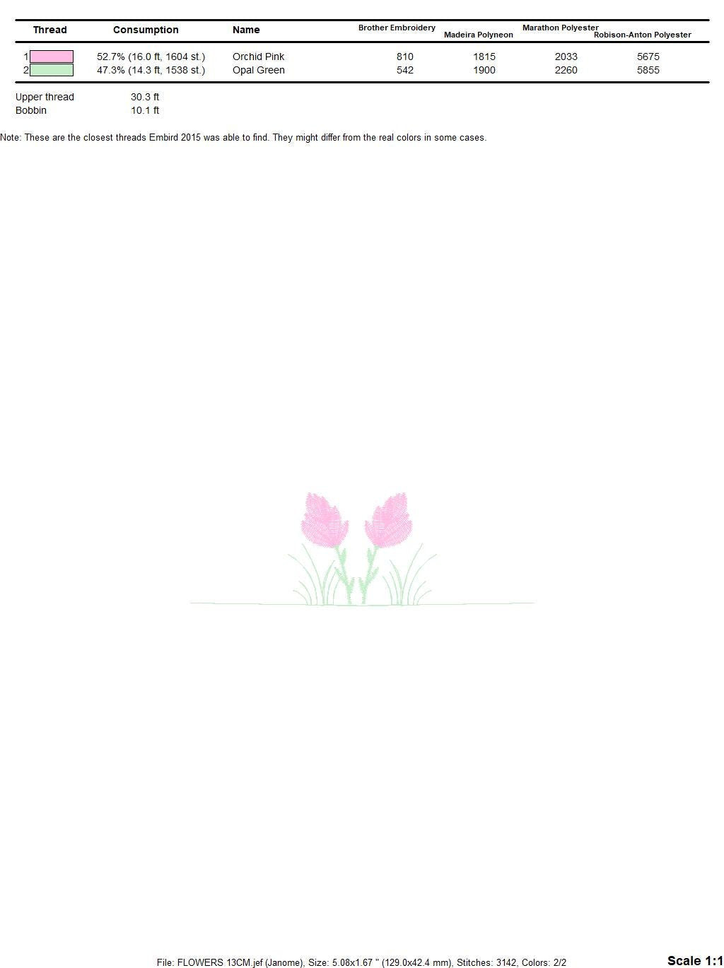 Tulip embroidery designs - Flower embroidery design machine embroidery pattern - Flower garden embroidery file - instant download pes jef Marcia Embroidery