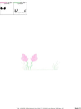 Cargar imagen en el visor de la galería, Tulip embroidery designs - Flower embroidery design machine embroidery pattern - Flower garden embroidery file - instant download pes jef
