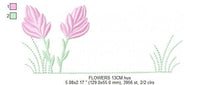 Cargar imagen en el visor de la galería, Tulip embroidery designs - Flower embroidery design machine embroidery pattern - Flower garden embroidery file - instant download pes jef
