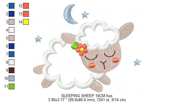 Sheep embroidery design - Lamb embroidery designs machine embroidery pattern - baby embroidery file newborn embroidery sheep applique design - Marcia Embroidery