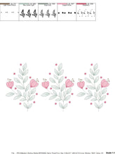 Cargar imagen en el visor de la galería, Flowers embroidery designs - Magnolia embroidery design machine embroidery pattern - Rose embroidery file - Kitchen towel - instant download
