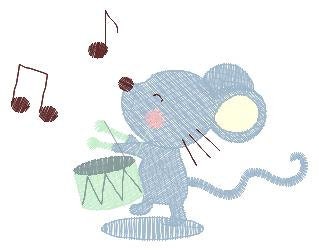 Mouse embroidery designs - Rat embroidery design machine embroidery pattern - Circus animal embroidery - band embroidery instant download Marcia Embroidery