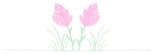 Tulip embroidery designs - Flower embroidery design machine embroidery pattern - Flower garden embroidery file - instant download pes jef Marcia Embroidery
