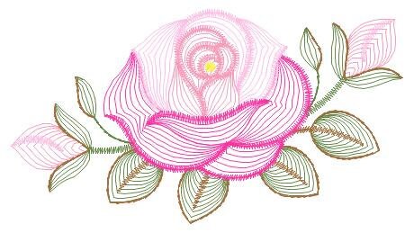 Roses embroidery designs - Flower embroidery design machine embroidery pattern - Rose embroidery file - Flowers for towels embroidery pes - Marcia Embroidery