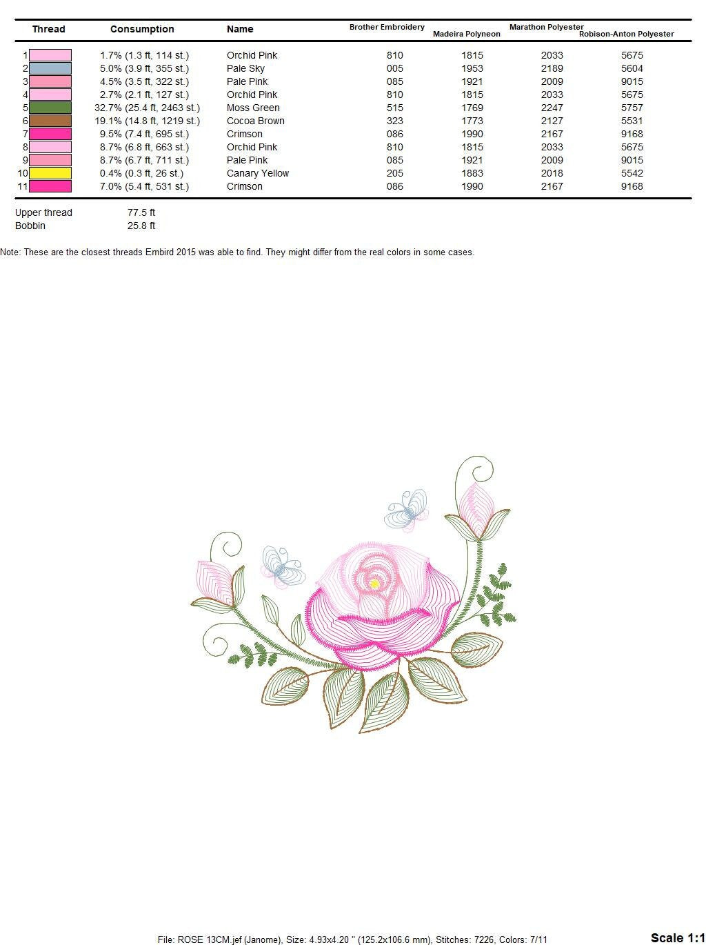 Roses embroidery designs - Flower embroidery design machine embroidery pattern - Rose embroidery file - Flowers for towels embroidery pes - Marcia Embroidery