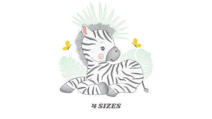 Zebra embroidery designs - Animal embroidery design machine embroidery pattern - Safari embroidery file - instant digital download pes jef