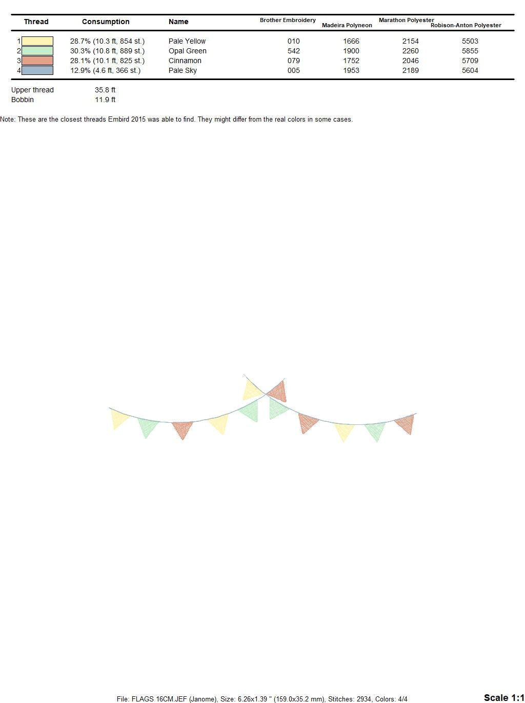 Flags embroidery designs - Circus Banners embroidery design machine embroidery pattern - Flags Decoration embroidery file - instant download