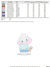 Load image into Gallery viewer, Elephant embroidery designs - Animal embroidery design machine embroidery pattern - Baby boy embroidery file - girl kid embroidery download
