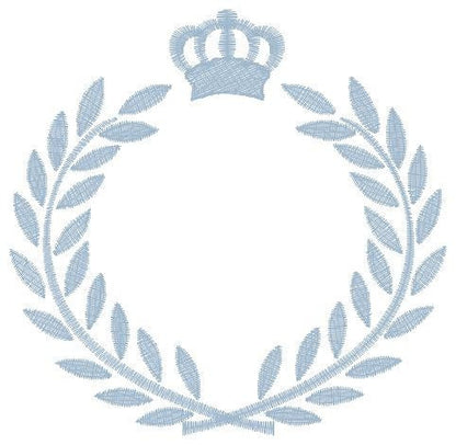 Laurel embroidery designs - Monogram frame embroidery design machine embroidery pattern - Baby boy embroidery file - Laurel wreath Crown Marcia Embroidery