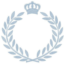 Load image into Gallery viewer, Laurel embroidery designs - Monogram frame embroidery design machine embroidery pattern - Baby boy embroidery file - Laurel wreath Crown
