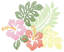 Laden Sie das Bild in den Galerie-Viewer, Tropical Flowers embroidery designs - Hawaii flower embroidery design machine embroidery pattern - floral embroidery file - instant download
