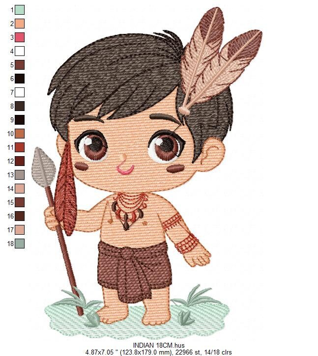 Indian embroidery designs -  Kib embroidery design machine embroidery pattern - baby boy embroidery file - instant digital download pes jef Marcia Embroidery