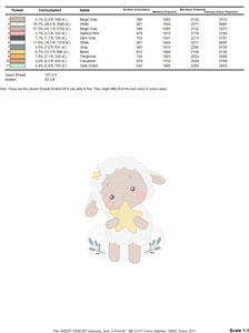 Sheep embroidery design - Lamb embroidery designs machine embroidery pattern - Baby boy embroidery file - Animal quilt embroidery download