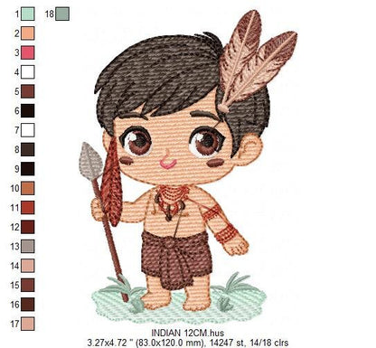 Indian embroidery designs -  Kib embroidery design machine embroidery pattern - baby boy embroidery file - instant digital download pes jef Marcia Embroidery