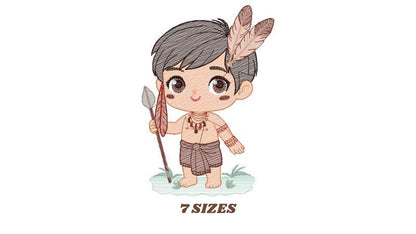 Indian embroidery designs -  Kib embroidery design machine embroidery pattern - baby boy embroidery file - instant digital download pes jef Marcia Embroidery