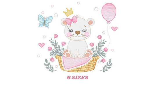 Lioness embroidery designs - Safari embroidery design machine embroidery pattern - Baby girl embroidery file - Lion embroidery download pes Marcia Embroidery