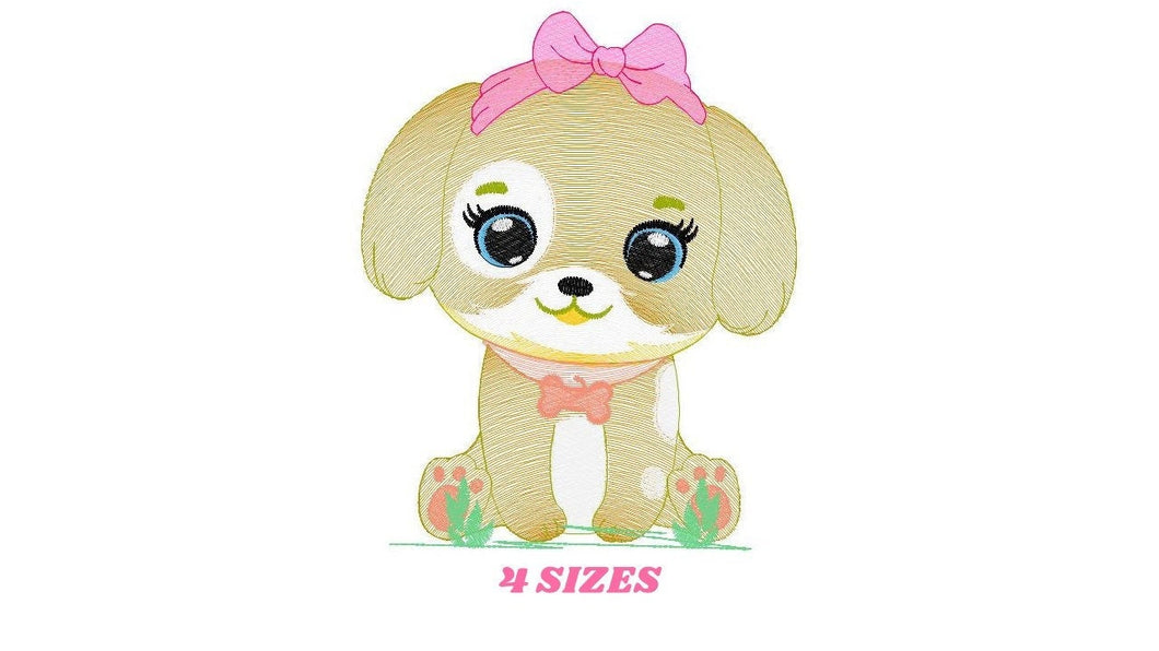 Dogs embroidery designs - Dog embroidery design machine embroidery pattern - Puppy embroidery file -  baby boy embroidery instant download