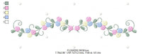 Load image into Gallery viewer, Flowers embroidery designs - Roses embroidery design machine embroidery pattern - entwined roses embroidery file - instant download towel
