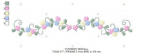 Load image into Gallery viewer, Flowers embroidery designs - Roses embroidery design machine embroidery pattern - entwined roses embroidery file - instant download towel
