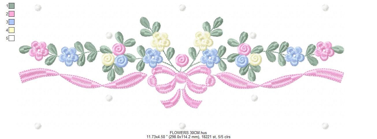 Flowers embroidery designs - Roses embroidery design machine embroidery pattern - entwined roses embroidery file - instant download towel Marcia Embroidery