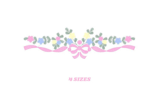 Flowers embroidery designs - Roses embroidery design machine embroidery pattern - entwined roses embroidery file - instant download towel Marcia Embroidery