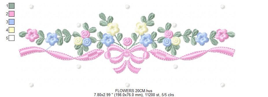 Flowers embroidery designs - Roses embroidery design machine embroidery pattern - entwined roses embroidery file - instant download towel Marcia Embroidery