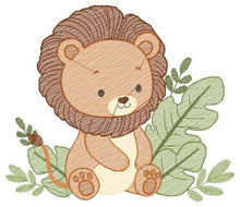 Charger l&#39;image dans la galerie, Lion embroidery designs - Safari embroidery design machine embroidery pattern - Baby boy embroidery file - instant download pes jef hus vip
