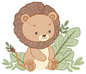 Lion embroidery designs - Safari embroidery design machine embroidery pattern - Baby boy embroidery file - instant download pes jef hus vip