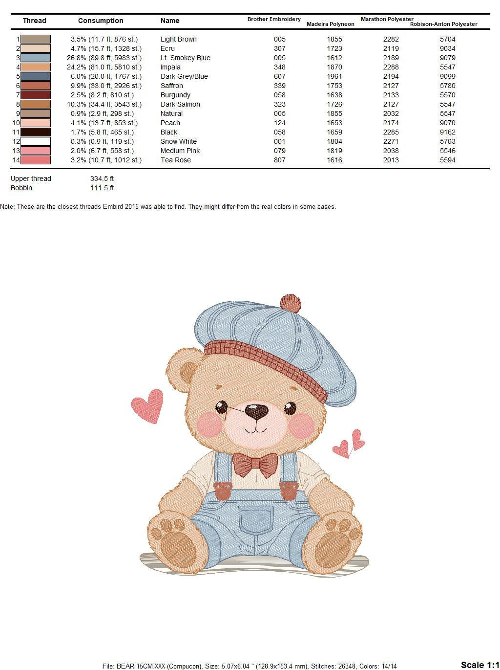 Bear embroidery designs - Baby boy embroidery design machine embroidery pattern - Cute Teddy Bear embroidery file - instant download pes jef