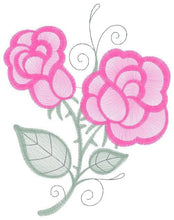 Charger l&#39;image dans la galerie, Roses embroidery designs - Flower embroidery design machine embroidery pattern - Rose embroidery file - Flowers for towels embroidery pes
