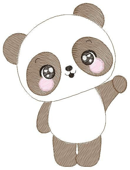 Male Panda embroidery design - Wild Bear Animal embroidery designs machine embroidery pattern - Baby boy embroidery file - instant download Marcia Embroidery