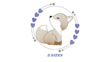 Load image into Gallery viewer, Fox embroidery designs - Red Fox embroidery design machine embroidery pattern - Animal embroidery file - Baby boy design pes jef vp3 frame
