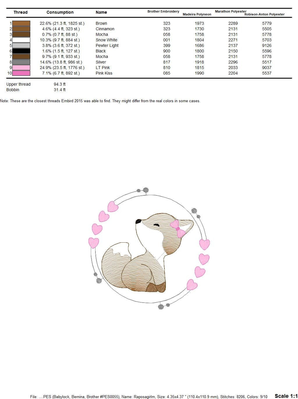 Fox embroidery designs - Red Fox embroidery design machine embroidery pattern - Animal embroidery file - Baby boy design pes jef vp3 frame Marcia Embroidery