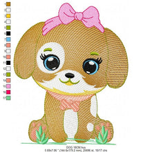 Carica l&#39;immagine nel visualizzatore di Gallery, Dogs embroidery designs - Dog embroidery design machine embroidery pattern - Puppy embroidery file -  baby boy embroidery instant download
