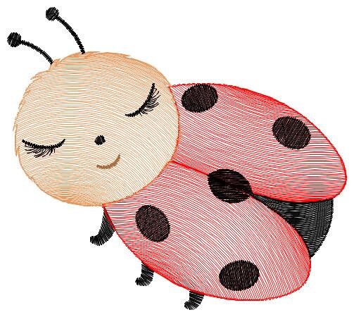 Ladybug embroidery designs - Garden Animal embroidery design machine embroidery pattern - Insect life embroidery file - spring embroidery - Marcia Embroidery