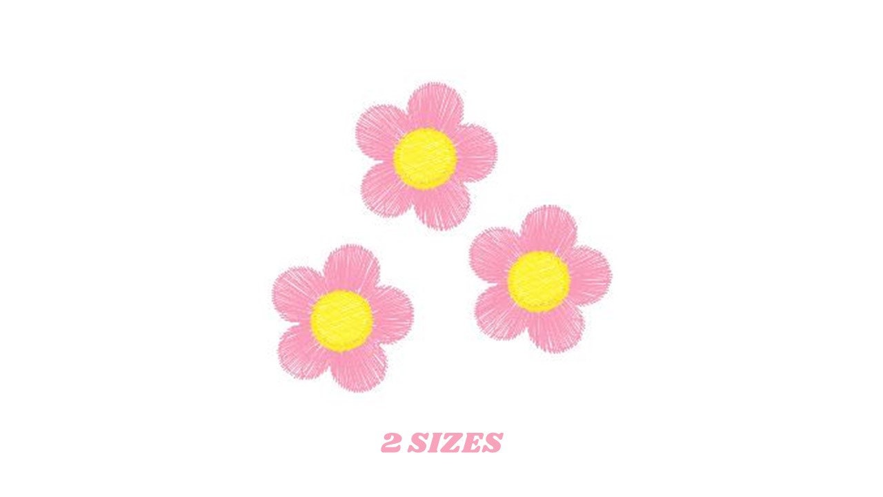 Flowers embroidery designs - Mini Flower embroidery design machine embroidery pattern - Towel embroidery file - floral embroidery pes jef Marcia Embroidery