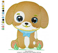 Cargar imagen en el visor de la galería, Dogs embroidery designs - Dog embroidery design machine embroidery pattern - Puppy embroidery file -  baby boy embroidery instant download
