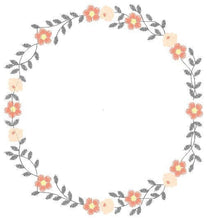 Cargar imagen en el visor de la galería, Frame embroidery designs - Flower embroidery design machine embroidery pattern - rose embroidery file girl embroidery - roses frame design
