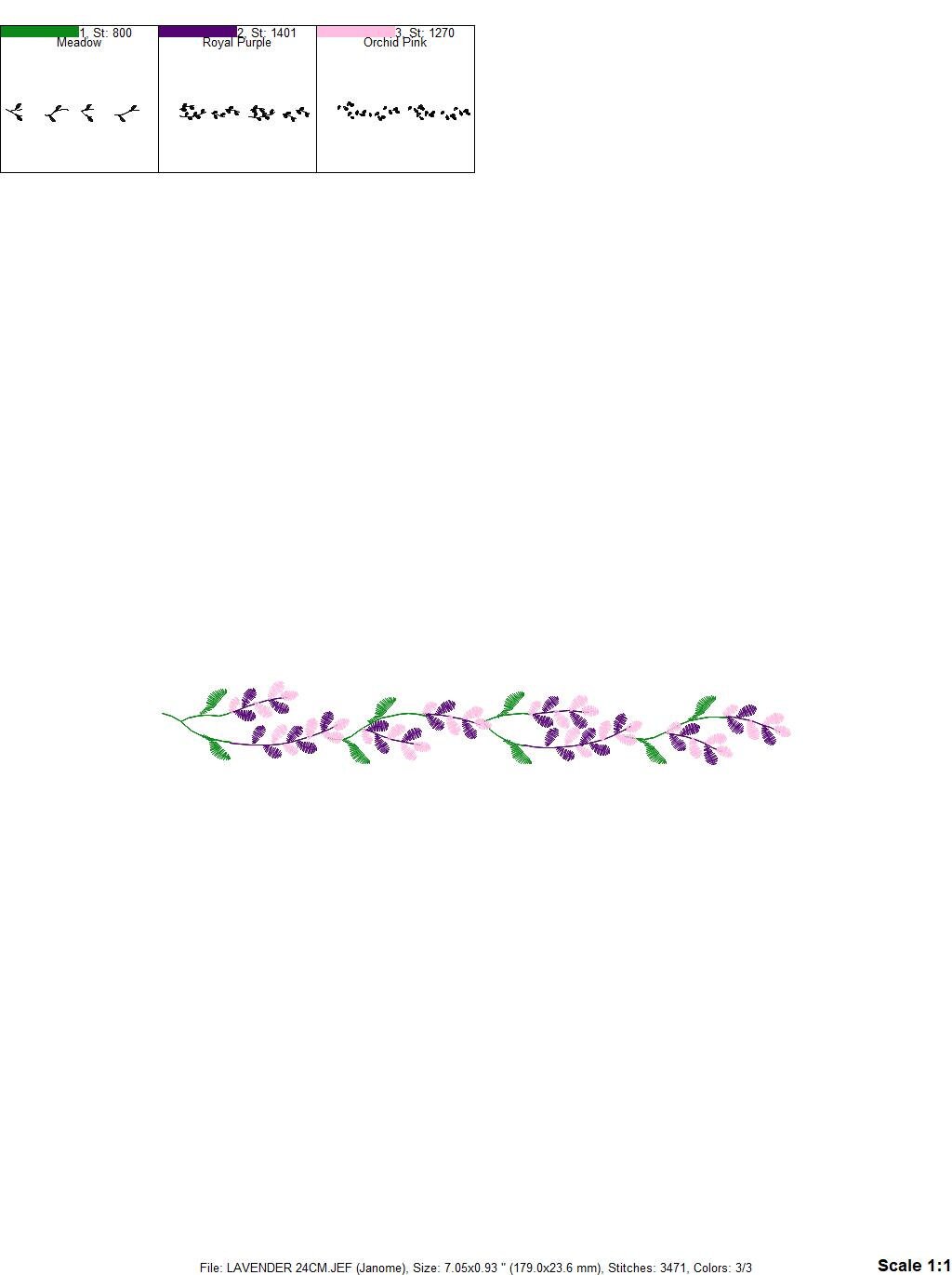 Lavender embroidery designs - Spring flowers embroidery design machine embroidery pattern - Tea towel kitchen embroidery file - download jef