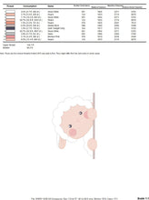 Carica l&#39;immagine nel visualizzatore di Gallery, Peek a boo Sheep embroidery design - Lamb embroidery designs machine embroidery pattern - Baby boy embroidery file - Animal quilt embroidery
