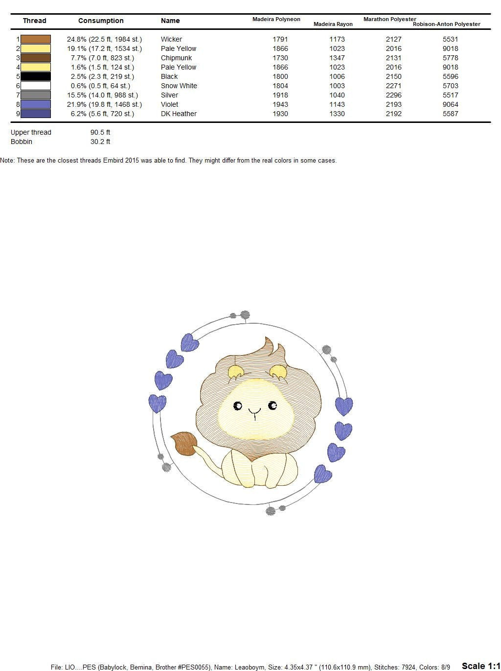 Lion with frame embroidery designs - Safari animal embroidery design machine embroidery pattern - Boy embroidery file - instant download pes Marcia Embroidery