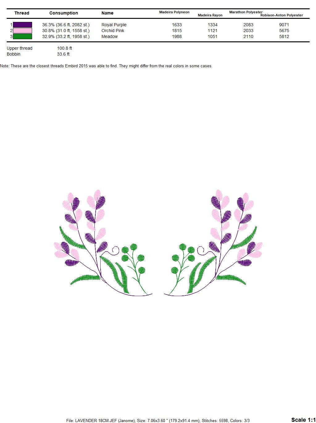 Lavender embroidery designs - Flowers embroidery design machine embroidery pattern - Kitchen Tea towel embroidery file - instant download Marcia Embroidery