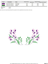 Load image into Gallery viewer, Lavender embroidery designs - Flowers embroidery design machine embroidery pattern - Kitchen Tea towel embroidery file - instant download
